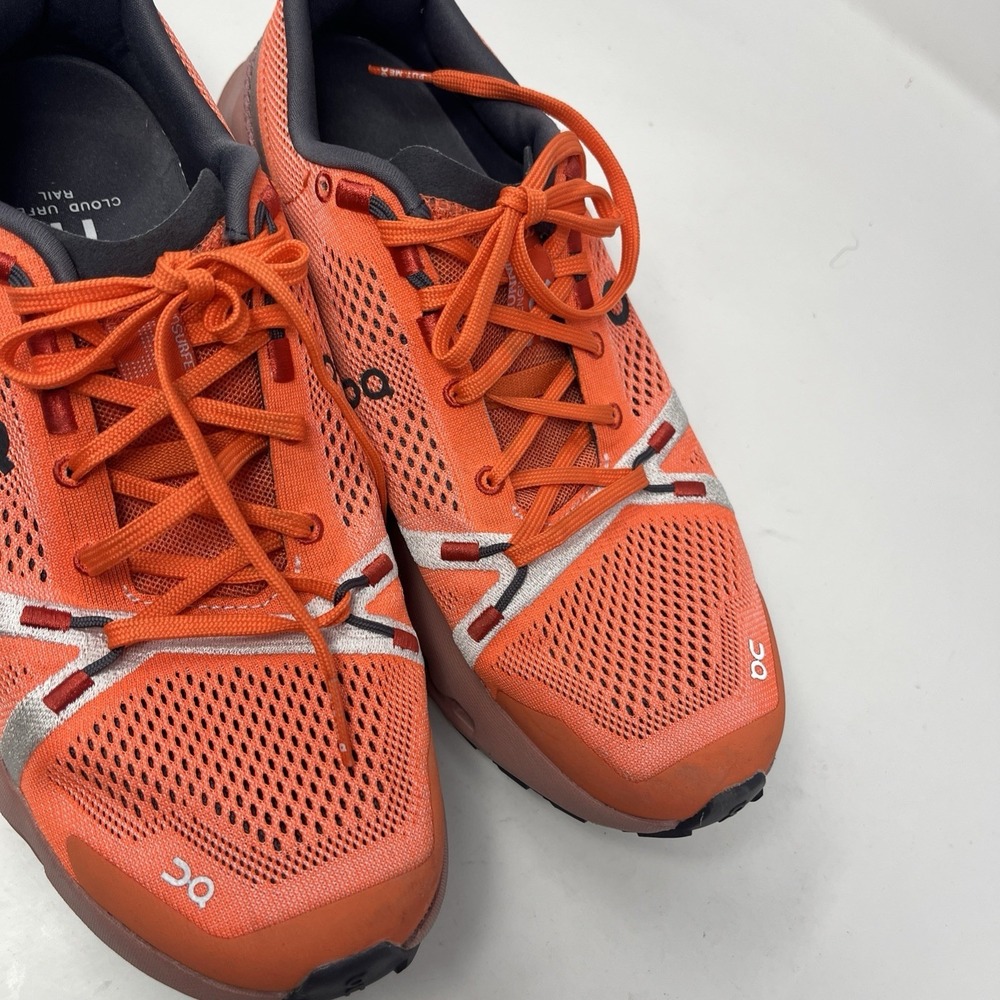 On Cloudsurfer Trail Women's Running Shoes Flame/Dustrose Size 9 Sneakers - Picture 2 of 12